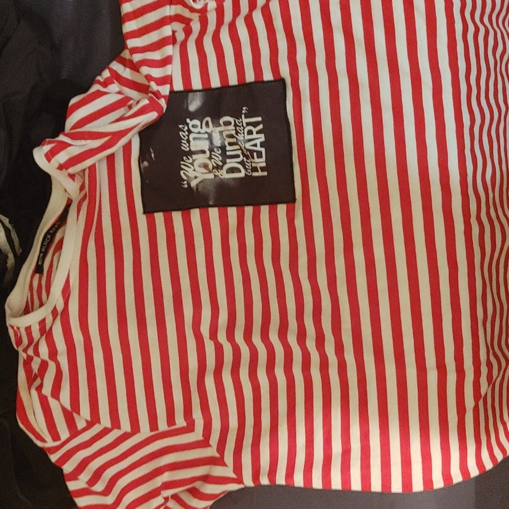 Black Keys red and white waldo stripes